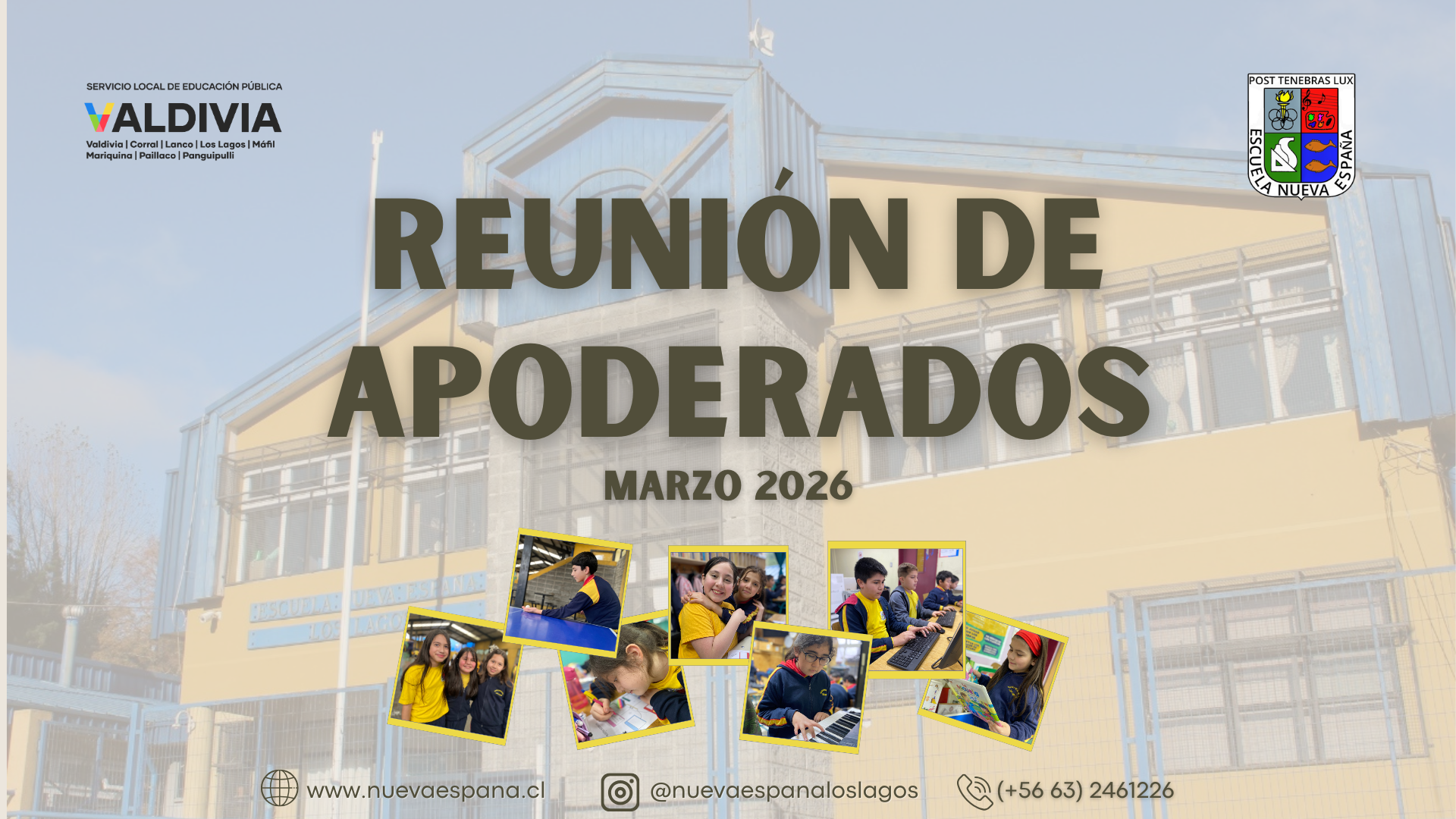 Reunión de apoderados  – Marzo 2026