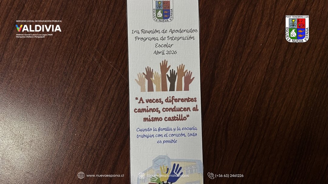 1era Reunión de Apoderados Programa Integración Escolar 2026