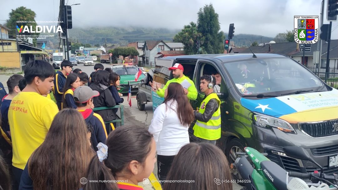 Escuela Nueva España participó en la campaña solidaria “Julián Rueda por Chile”